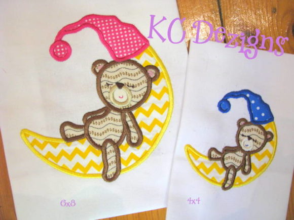 Baby Girl Bear on Moon Embroidery Review