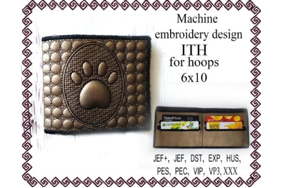 Billfold ITH Purse Paw Embroidery Review