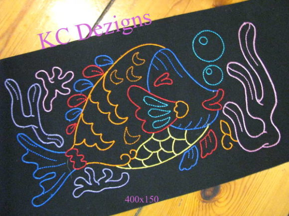 Colourline Fish 03 Embroidery Review