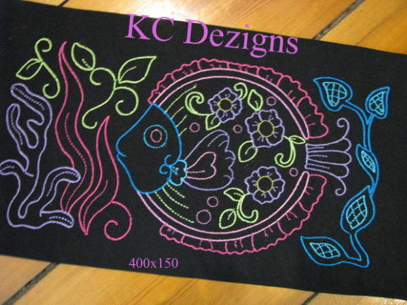 Colourline Fish 06 Embroidery Design Review