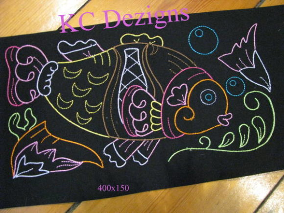 Colourline Fish 07 Review for Embroidery Projects