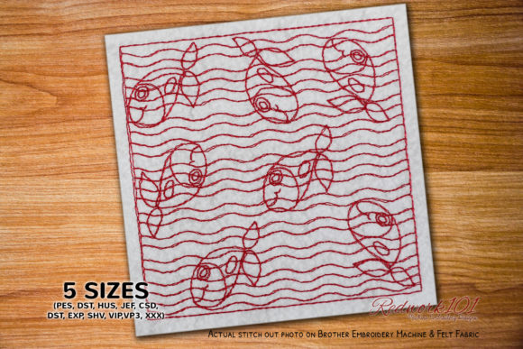 Cute Fish Patterns Embroidery Review