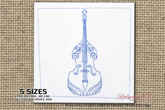 Double Bass Bluework Embroidery Review