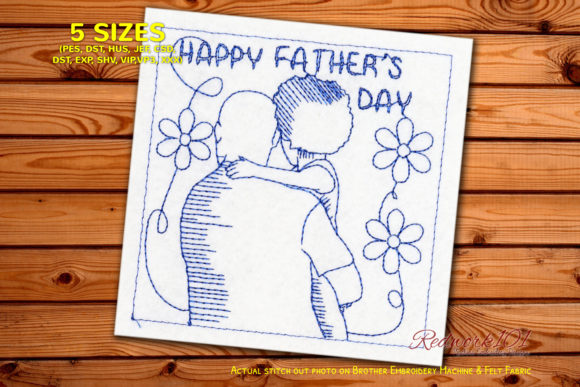 Fathers Day Greetings Embroidery Review