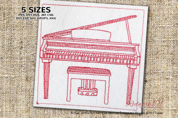 Medium-Grand Redwork Review for Embroidery Sellers
