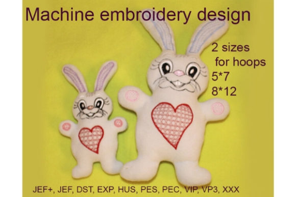 Soft Toy Bunny in the Hoop Embroidery Review