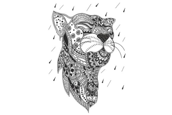 The Cougar 1: A Versatile Embroidery Design for Handmade Creations
