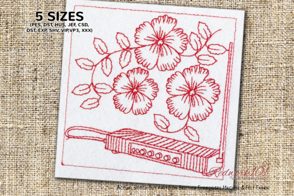 Theremin Lineart Embroidery Review for Boutique Sweatshirts