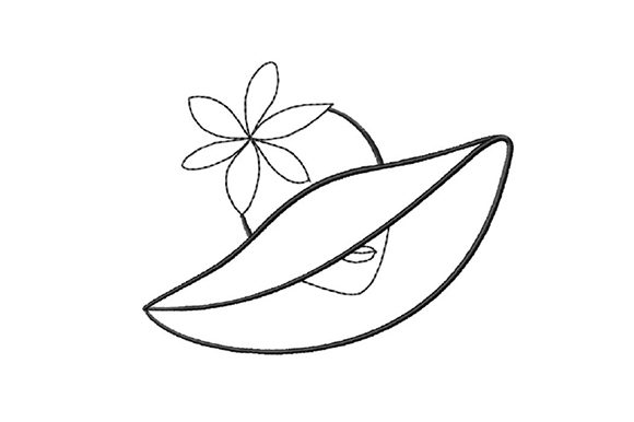 Woman Head in Hat Embroidery Review