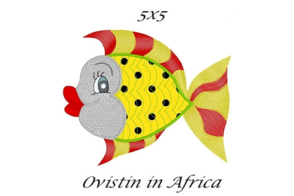 Yellow Sassy Applique Fish Design Review