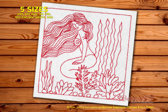 Young Mermaid Embroidery Design Review
